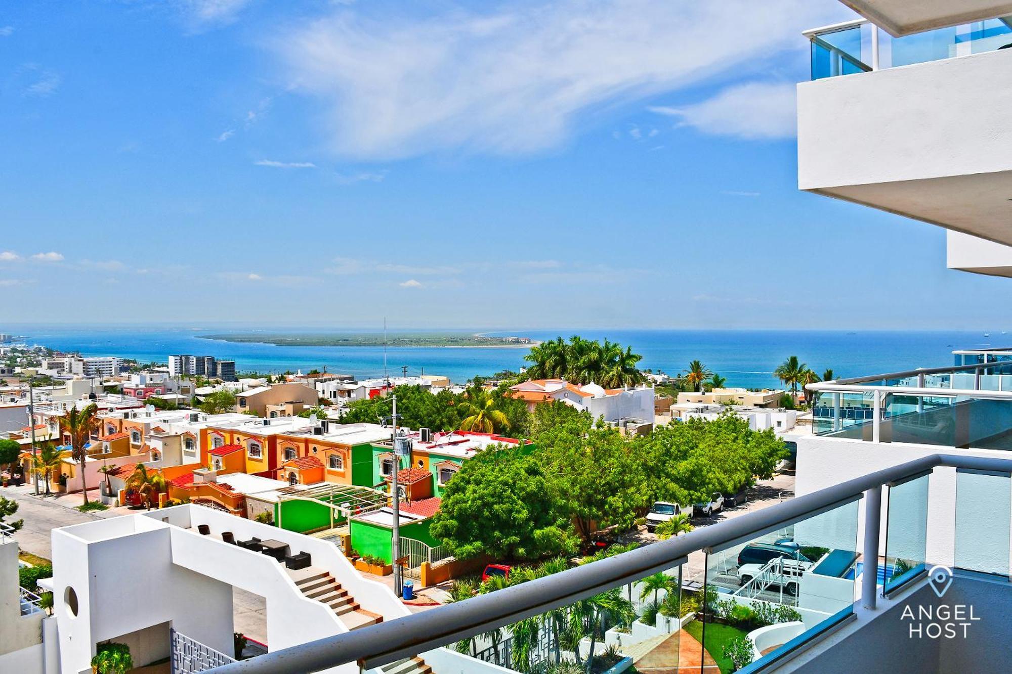 Oceanview Living Space & Balcony With Fiberoptic Wifi! La Paz Kültér fotó