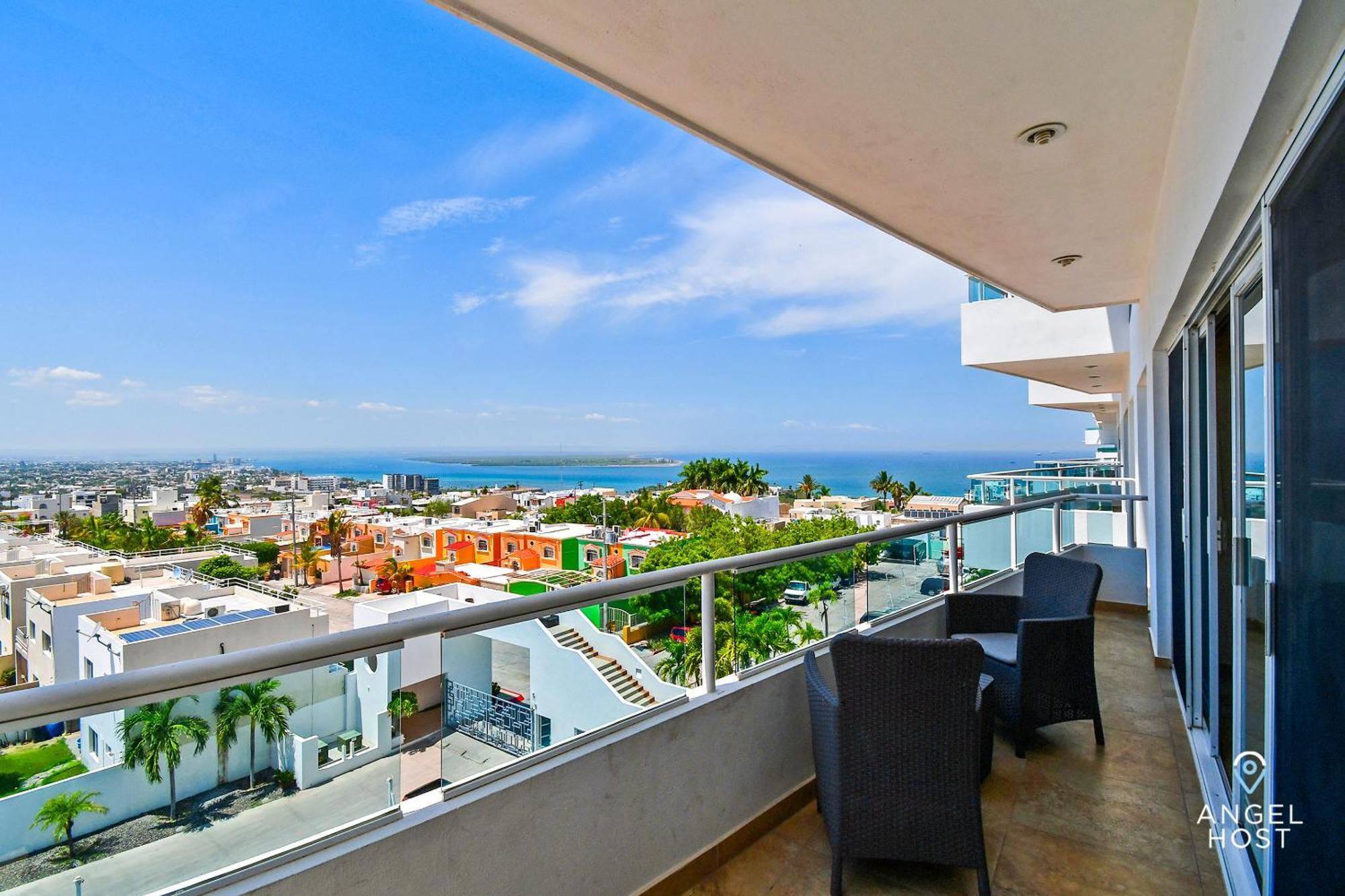 Oceanview Living Space & Balcony With Fiberoptic Wifi! La Paz Kültér fotó